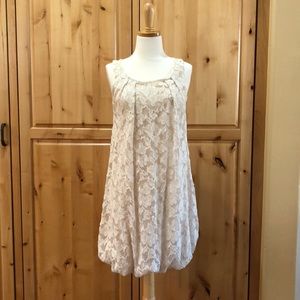 Champagne Lace and Gold Sparkled Party Dress